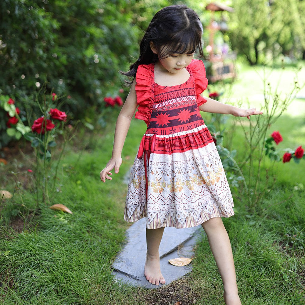 Wholesale Cosplay Girls Dress Polyester Baby Clothes